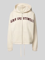 Bluza rozpinana z napisem z logo od aim'n - 2