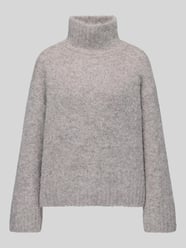 Relaxed Fit Rollkragenpullover aus Alpaka-Mix von Selected Beige - 37