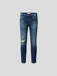 Jeans im Destroyed-Look von Stylebop Blau / Türkis - 36