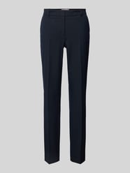 Slim fit stoffen broek met persplooien van Christian Berg Woman Selection - 42