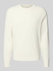 Relaxed Fit Pullover in Strick-Optik Modell 'Texture' von CK Calvin Klein - 26