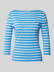 Slim Fit Longsleeve mit 3/4-Arm von Tommy Hilfiger Blau - 17