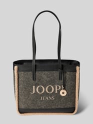 Shopper mit Kunstfellbesatz Modell 'calduccio yvette' von JOOP! Jeans Grau - 22