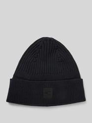 Beanie mit Label-Stitching von camel active Grau - 41