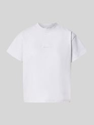 Boxy Fit T-Shirt mit Label-Stitching Modell 'Ella' von OH APRIL - 16
