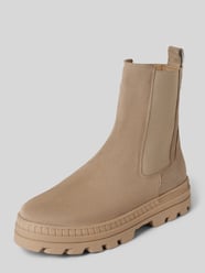 Chelsea boots van stijlvol rundersuède van Marc O'Polo Bruin - 4