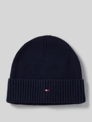 Beanie van een mix van katoen en kasjmier van Tommy Hilfiger - 7