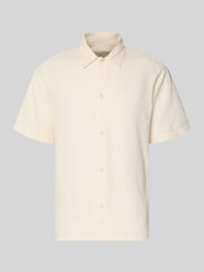 Koszula casualowa o kroju regular fit z fakturowanym wzorem model 'MONTAUK' od JACK & JONES - 35