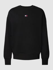 Sweatshirt mit Label-Patch von Tommy Jeans Schwarz - 36
