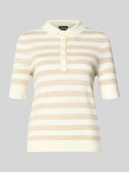 Regular fit Poloshirt van zuivere scheerwol Model 'FIDENKA' van BOSS Beige - 18
