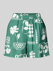 Shorts met elastische band van ICHI - 7