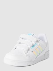 Sneaker mit Logo-Streifen in metallic Modell 'CONTINENTAL 80 STRIPES CF' von adidas Originals Weiß - 4