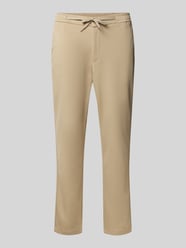 Jogpants mit elastischem Bund und Tunnelzug Modell 'STACE NEO' von Jack & Jones Beige - 16