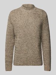 Strickpullover mit Strukturmuster von Jack & Jones Premium Beige - 28