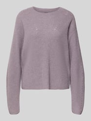 Sweter z dzianiny o kroju regular fit z mieszanki wełny i wełny z alpaki model ‘C_FENNE’ od BOSS Orange - 24