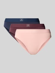 Slip mit Logo-Bund im 3er-Pack von Marc O'Polo Pink - 26