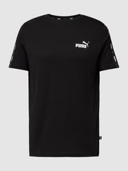 T-Shirt mit Galonstreifen von Puma Schwarz - 4