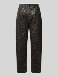 Barrel Jeans mit Animal Print von MAC - 5