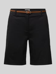 Bermudy o kroju regular fit z paskiem model ‘Days’ od b.young - 17