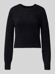 Sweter z dzianiny o kroju regular fit z okrągłym dekoltem model ‘PETRA’ od ONLY - 29