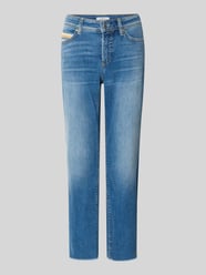 Jeansy o kroju slim fit z mieszanki bawełny w skróconym kroju od CAMBIO - 13