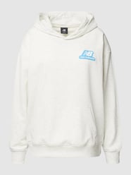 Hoodie mit Label-Patch Modell 'CANDY PACK' von New Balance Grau / Schwarz - 13