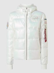Steppjacke mit Kapuze  von Alpha Industries Weiß - 33