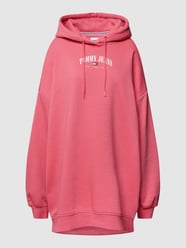 Sweatkleid in Minilänge mit Label-Print von Tommy Jeans Pink - 36