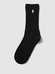 Skarpety z wyhaftowanym logo od Polo Ralph Lauren Czarny - 38