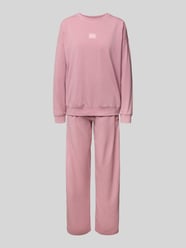 Relaxed fit pyjama van katoenmix in een set, model 'NITE_LONG' van HUGO Fuchsia - 17