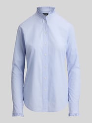 regular fit blouse met lange mouwen van puur katoen van Lauren Ralph Lauren - 5