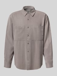 Relaxed Fit Freizeithemd aus Lyocell mit Label-Stitching von CK Calvin Klein - 18