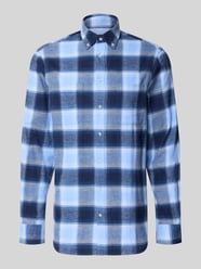 Koszula casualowa z flaneli z kołnierzykiem button-down od Christian Berg Men - 2