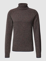 Strickpullover mit Rollkragen von Blend Blau - 28