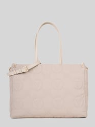 Shopper aus Polyester-Mix mit Logo-Stickerei von Valentino Bags Beige - 34