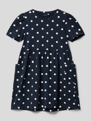 Jurk met streepmotief, model 'FANN' van Name It Blauw / turquoise - 15