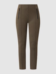 Cropped Treggings aus Twill von Tom Tailor Grün - 22