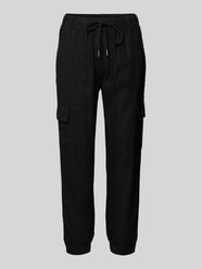 Tapered Fit Leinenhose mit Cargotaschen Modell 'Lava' von FREE/QUENT - 1