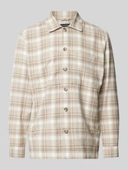 Regular Fit Flanell Freizeithemd von Marc O'Polo Beige - 21