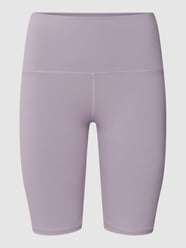 Fietsbroek met binnenstebuitennaden van REVIEW Paars - 42