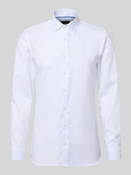 Koszula biznesowa o kroju super slim fit z kołnierzykiem typu kent od OLYMP No. Six - 4