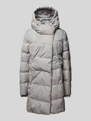 Gewatteerde parka met capuchon, model 'Pavla' van Ragwear Grijs / zwart - 2