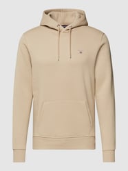 Hoodie met kangoeroezak, model 'Original Sweat Hoodie' van Gant Wit - 32