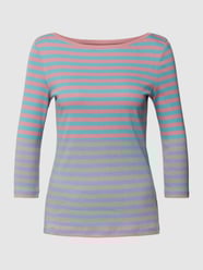 Longsleeve mit Streifenmuster von Montego Rosa - 13