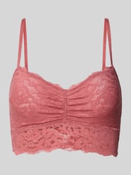 Bustier mit Spitze und verstellbaren Trägern von Snocks Pink - 9