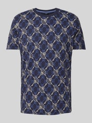 T-Shirt mit Allover-Muster Modell 'Bartek' von JOOP! Collection Blau - 19