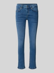 Skinny Fit Jeans aus elastischem Baumwoll-Mix Modell 'MONROE' von Liu Jo White - 5