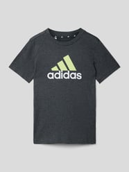 T-shirt met labelprint van ADIDAS SPORTSWEAR Grijs - 9