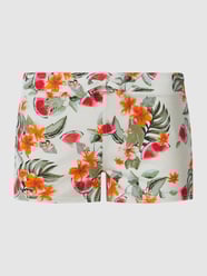 Korte broek met elastische band, model 'Tiwi Palmrose' van Banana Moon - 35