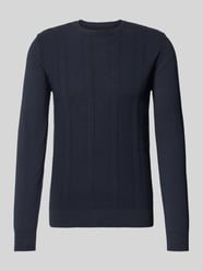 Slim Fit Pullover in Strick-Optik Modell 'Baron' von Blend - 46